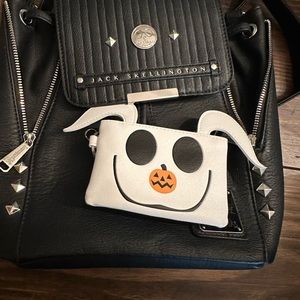 Jack Skellington bag with Zero Wallet.